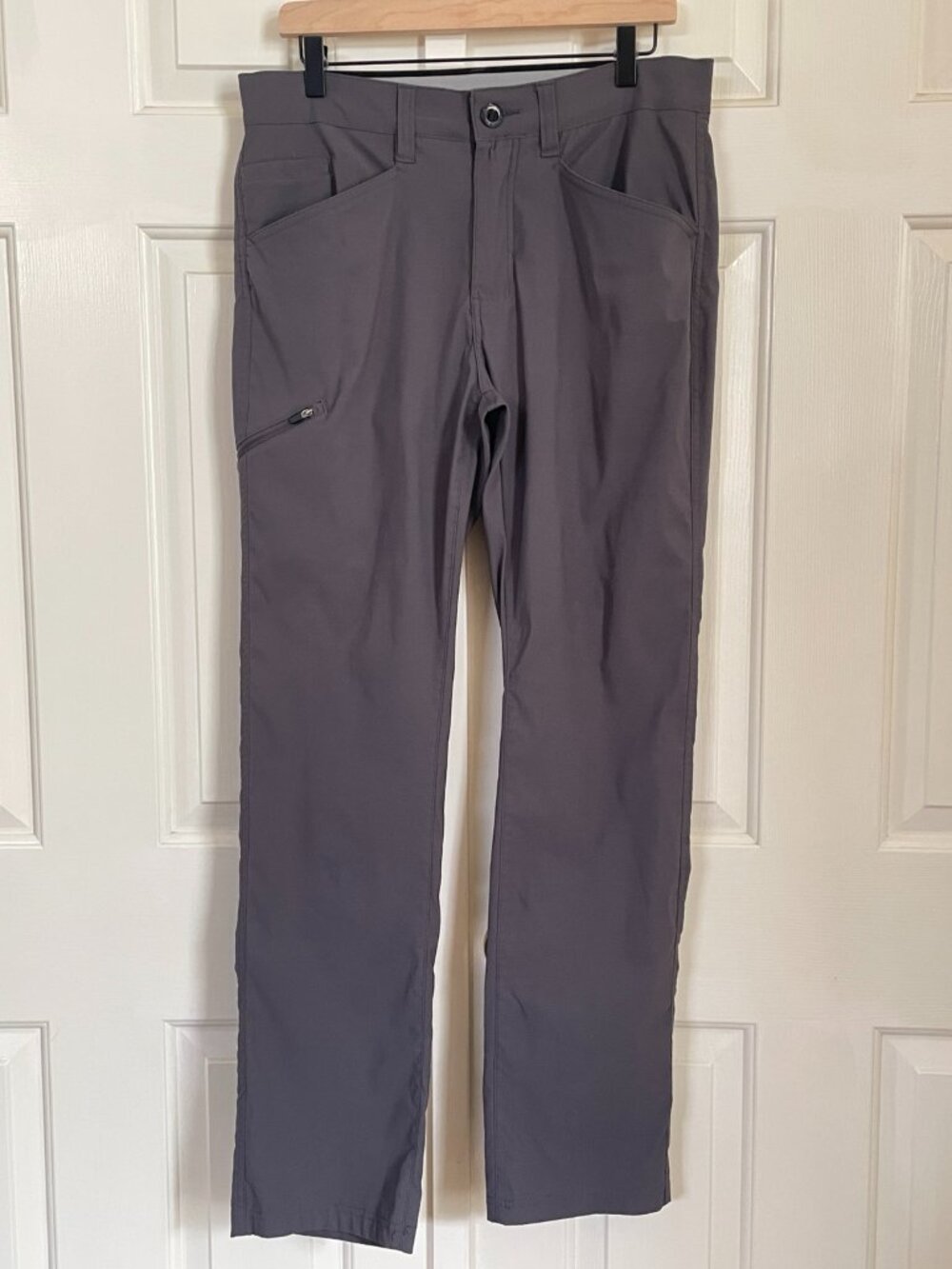 Orvis Trek Tech Pants Men’s 32x32 Gray Stretch Water Repellent Hiking